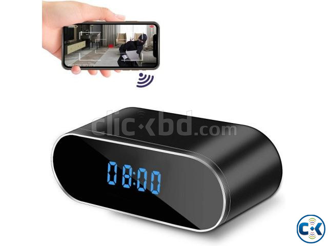 Wifi Table Clock Video Camera 1080p HD 2000mAh Battery large image 2