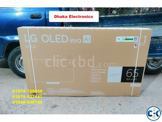 LG 65 inch C4 Evo OLED 4K AI Smart TV large image 0