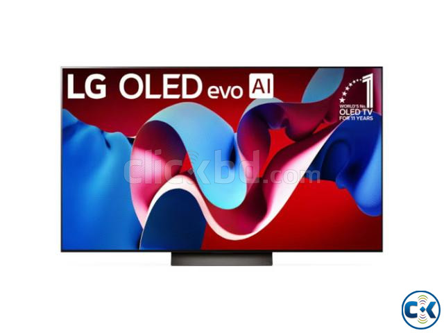 LG 65 inch C4 Evo OLED 4K AI Smart TV large image 1