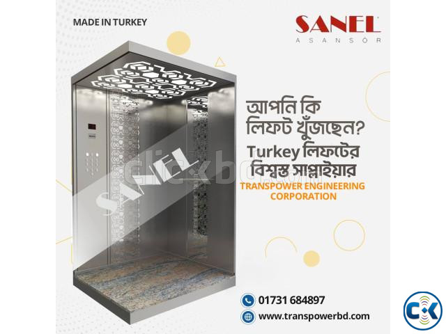 Turkey 630kg 8 Person Passenger Lift Price in Bangladesh large image 4