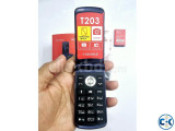 Tsource T203 Folding Phone Dual Display Auto Call Record Bla