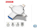 256GB 4 in 1 OTG Flash Drive Pendrive