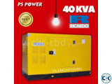 40 kVA Ricardo Diesel Generator Silent Type Ready Stock