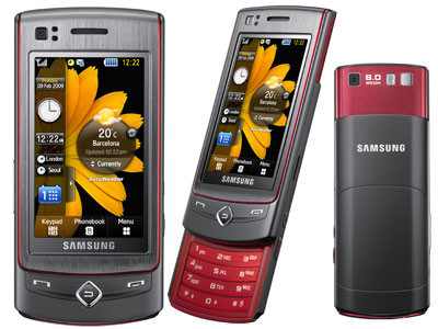 Samsung touch and type and slide low price s8300 large image 0