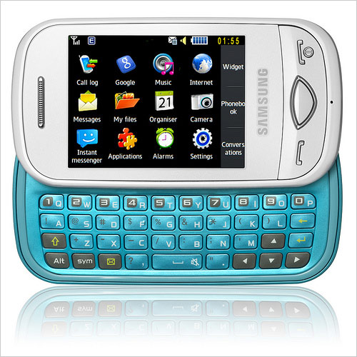 SAMSUNG-B3410-WHITE PLUS BLUE. large image 0