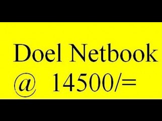 Stock limited Doel Netbook only 14500 1 yr warrenty