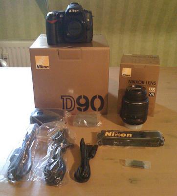 Nikon D90 12MP DSLR Camera large image 0