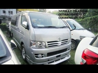 READY AT DHAKA..... HIACE SUPER GL 2008 SILVER COLOR 