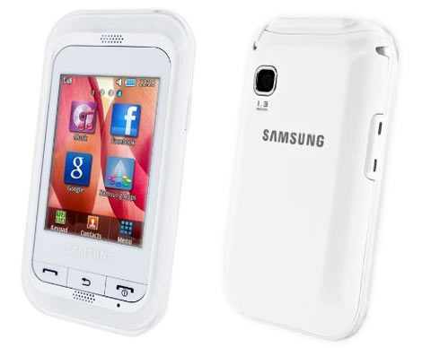 samsung champ gt c3303i white large image 1