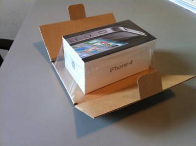 iPhone 4GS BRAND NEW 100 INTACT BOX 16GB BLACK Come From UK large image 0