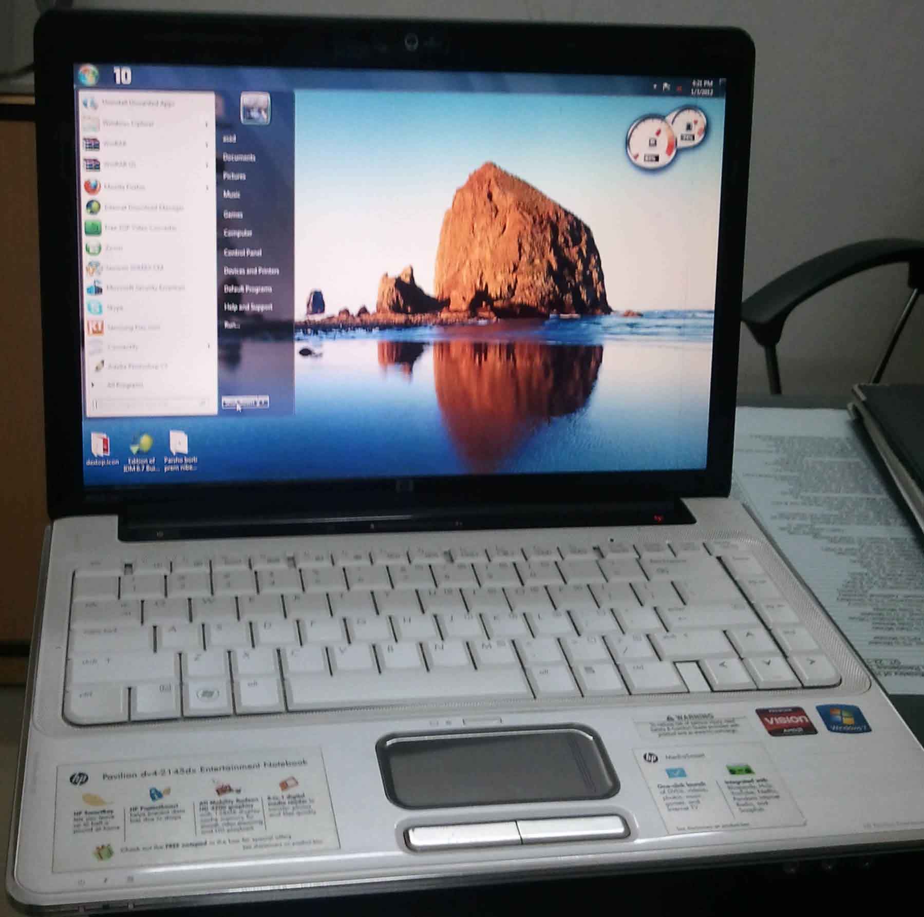 HP Pavilion DV4. 2145dx large image 0