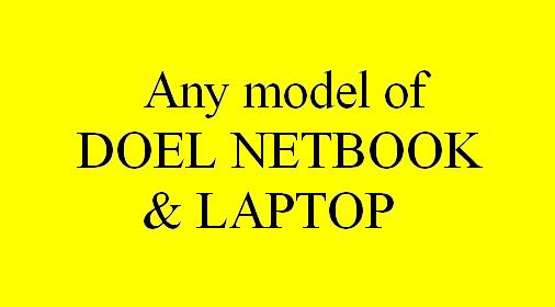 Stock limited Any model of DOEL NETBOOK LAPTOP  large image 0