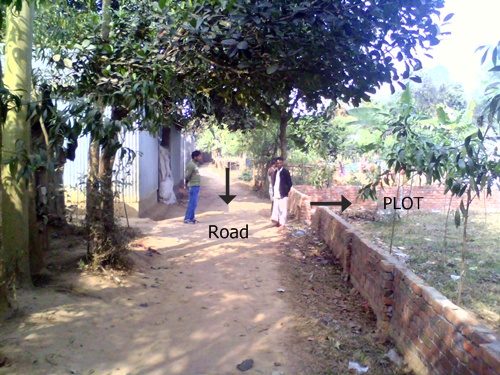 5 Katha Plot Sell beside the Road large image 2