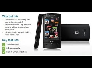 Samsung Vodafone 360 M1 totally fresh 01736222252 urgent