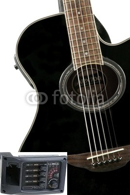 Korean Guitar semi electric acoustic with equalizer large image 0