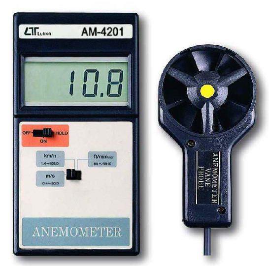 DIGITAL ANEMOMETER WITH TEMP.  large image 0