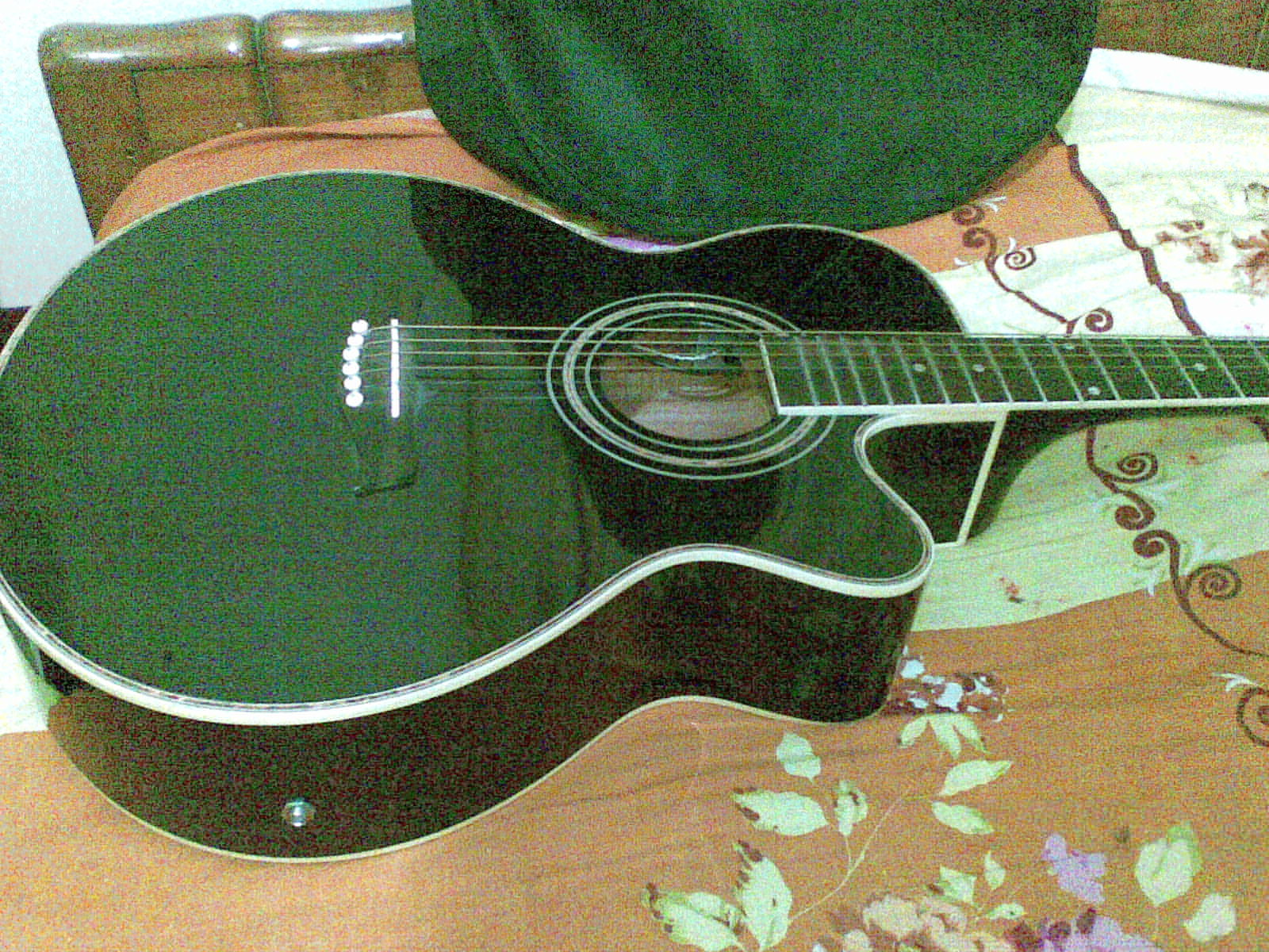 acoustic guitar with volume controller equilizer large image 1