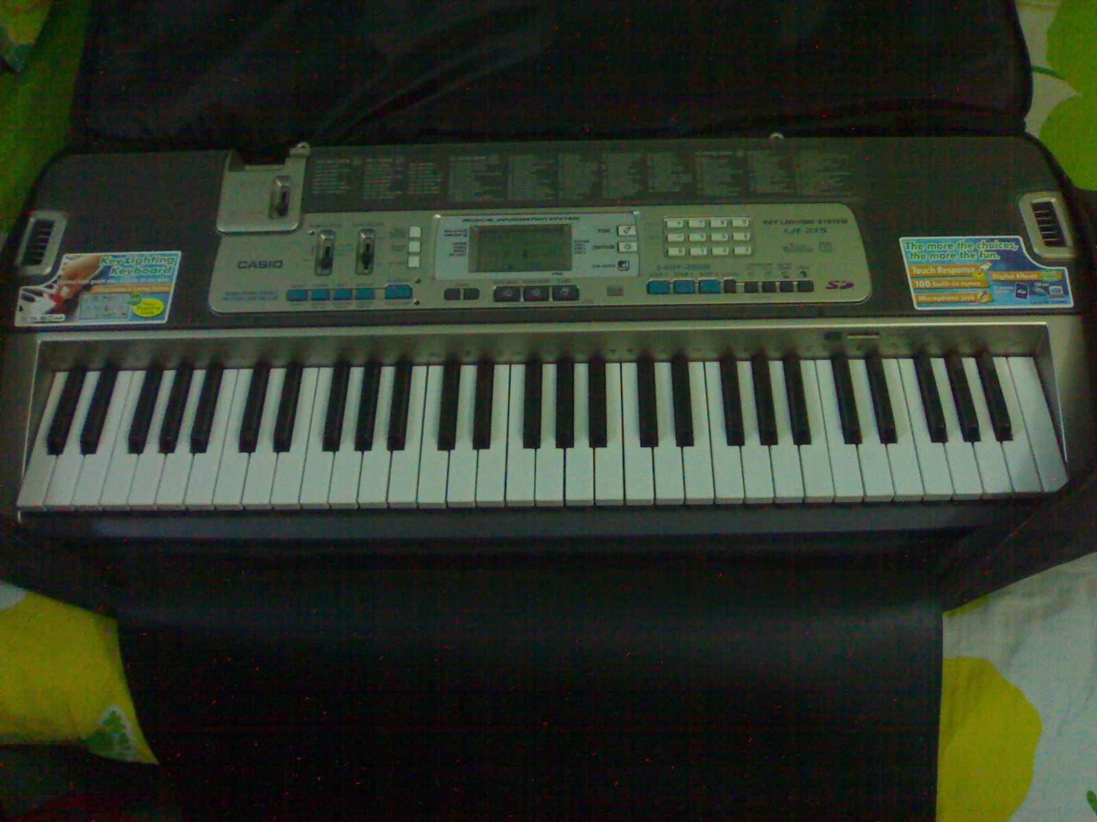 CASIO LK-215 - Key Lighting Keyboard With Touch Sensitive Ke large image 0