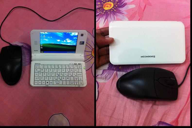 SAGEM SPIGA world s smallest laptop. 4.8 inch touch screen large image 0