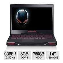 Alienware M14X Laptop Computer - 01682581547 large image 0