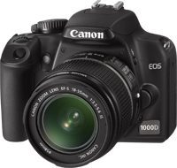 Canon EOS 1000D DSLR Camera large image 0