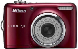 Nikon coolpix L23 10.1 megapixel cam lowest price in clickb large image 0