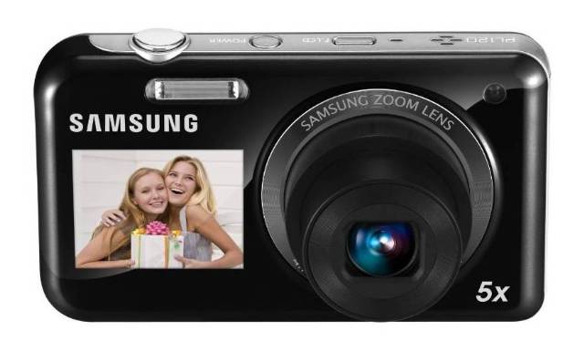 Samsung PL120 DualView Digital Camera- 14.2 MP with 8GB Mem. large image 0