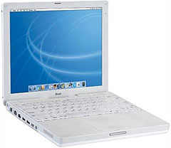 The iBook G3 500 Dual USB - Translucent White features a large image 3