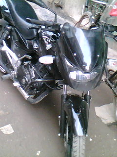 Pulsar 150cc 3 part Handle Black Color large image 1