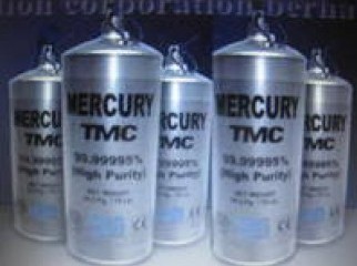 Virgin Mercury purity 99.99 and sodium cyanide