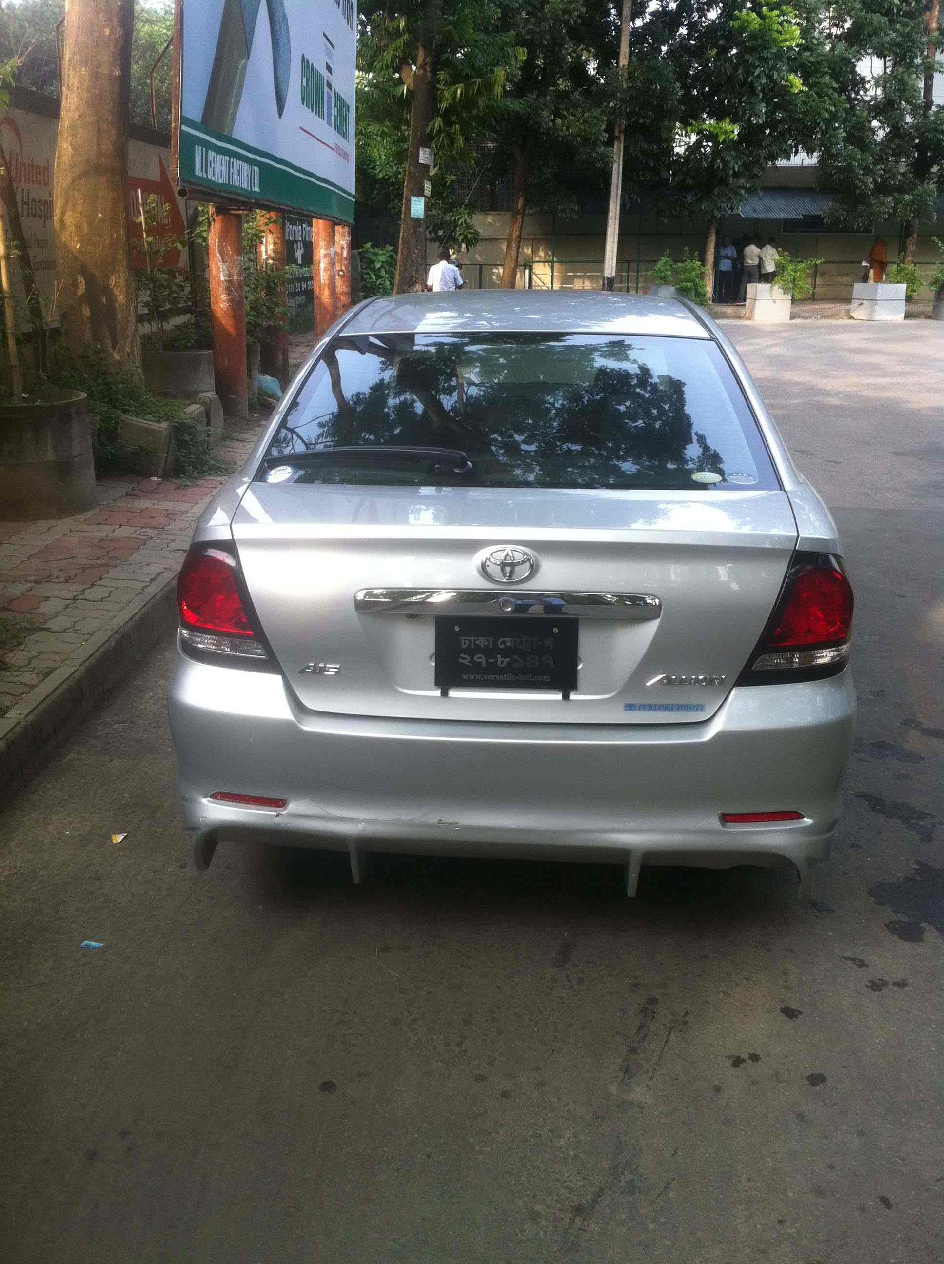 2007 Toyota Allion with body kits for sale large image 0