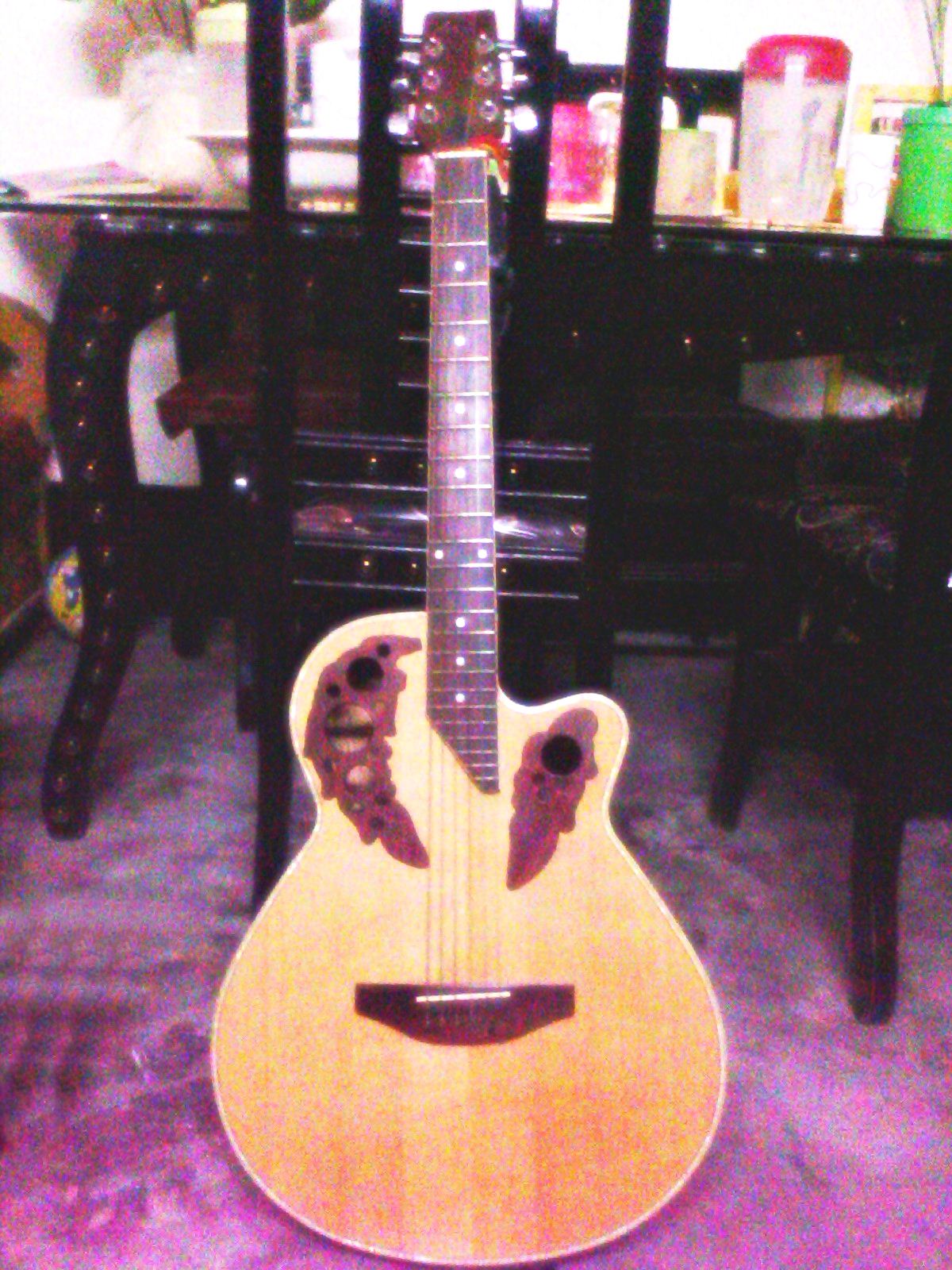 Fresh condition AXE acustic guiter sell urgently  large image 0