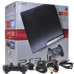 PS3 Slim Console 120GB large image 0