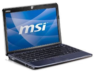 MSI U180 Black Intel Atom Dual Core N2600 2GB RAM 320GB HDD large image 0