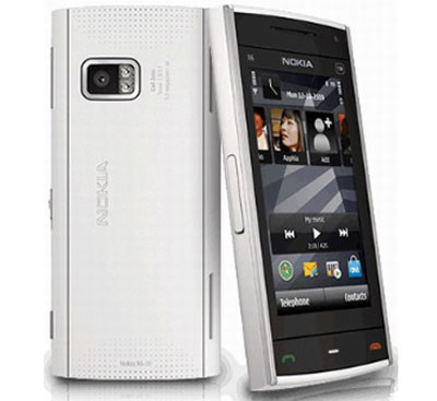 nokia X6 16 GB white colour large image 0