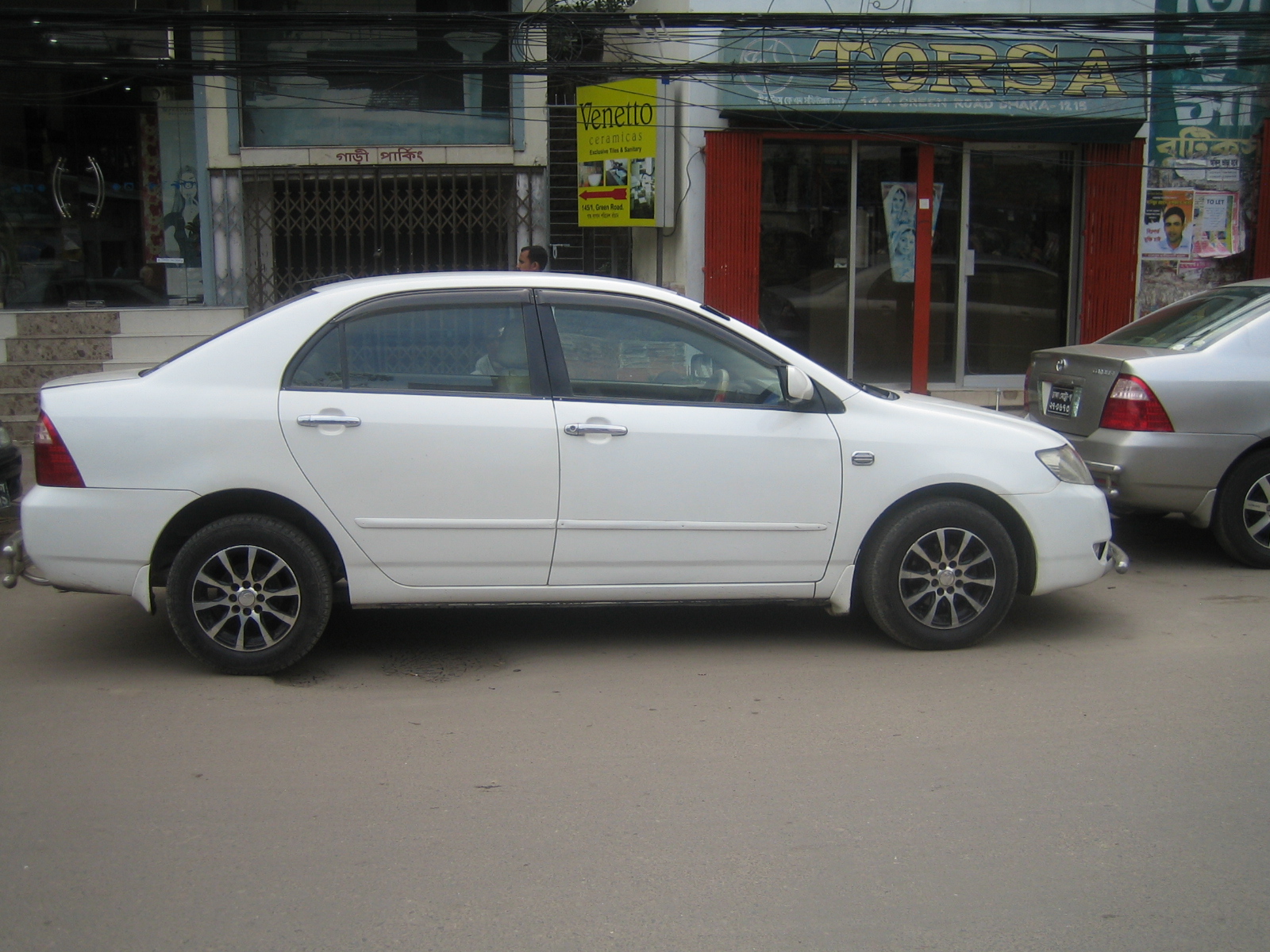 X-Corolla 2006 2009 Serial-25 White CNG 1500CC Fresh large image 0