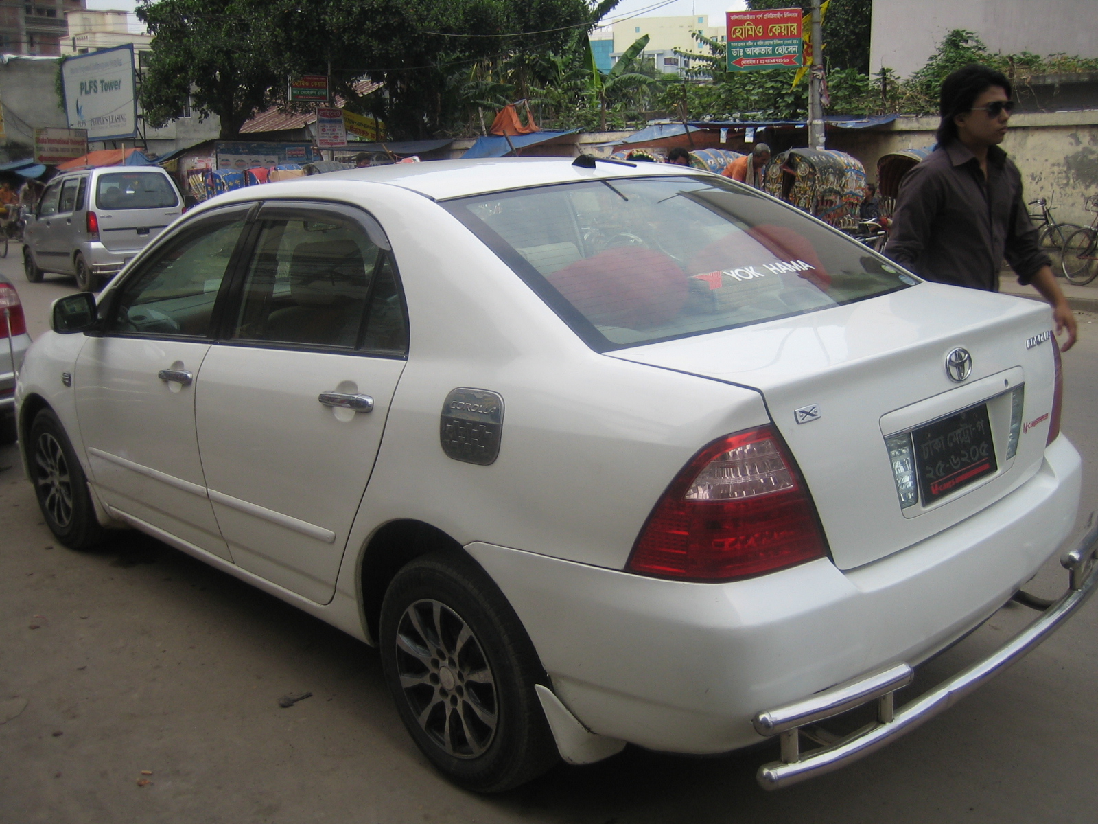 X-Corolla 2006 2009 Serial-25 White CNG 1500CC Fresh large image 1