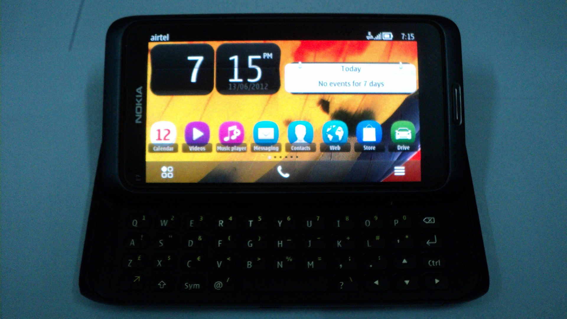 Nokia E7 symbian belly Tk. 23500 call 8801677523594 large image 1