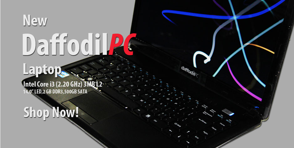 Brand new core i3 laptop daffodil pc large image 0