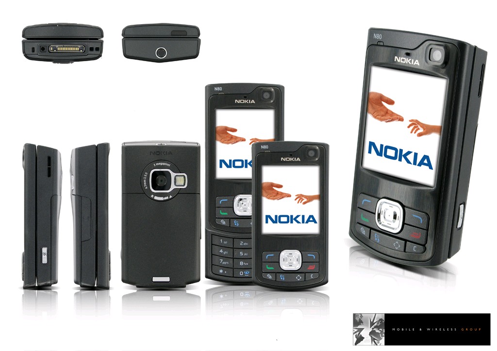 Nokia N80 Black  large image 0