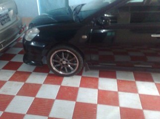 Toyota allion 2003 black with navigation optical miter