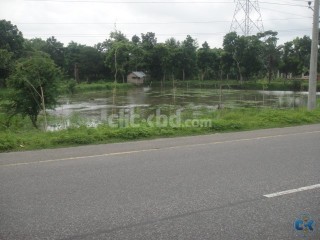 Highway land for industry real estate project petrol pump