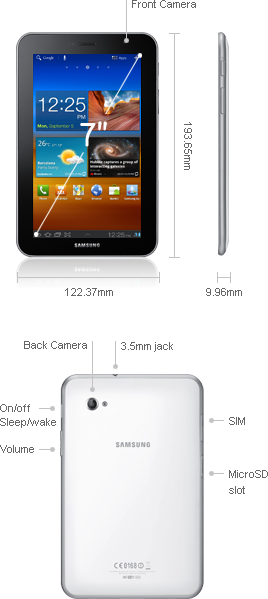 SAMSUNG Galaxy Tab 7 large image 2