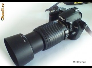 Nikon D3000 Nikkor 55-200 lens