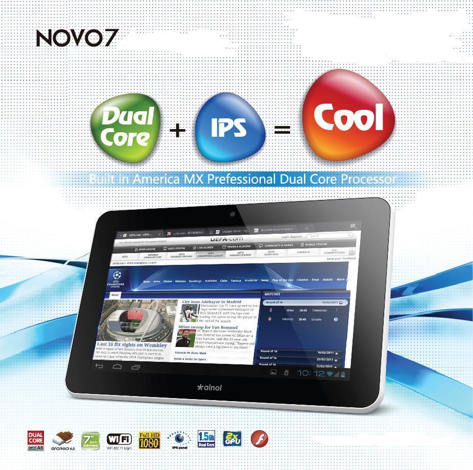 Ainol NOVO TORNADO TABLET PC large image 0