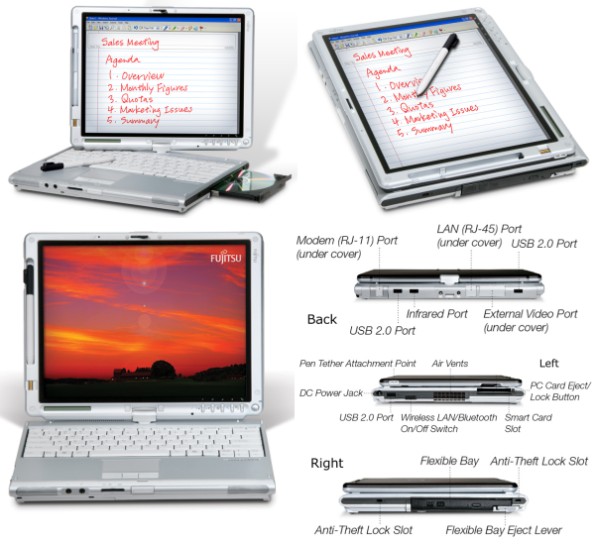 Fujitsu Lifebook T4220 - Tablet PC large image 0