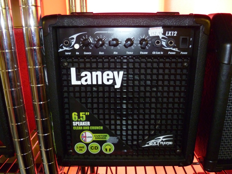 FENDER SQUIRE STRATOCASTER UK LANEY LX12 AMP large image 0