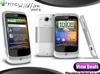 htc wildfire white