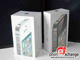 APPLE IPHONE 4S 16GB WHITE BLACK INTACT PACK 55000 TK large image 0