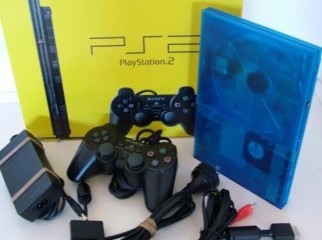 Sony PS2 Slim Console Black with Accessories Games large image 0